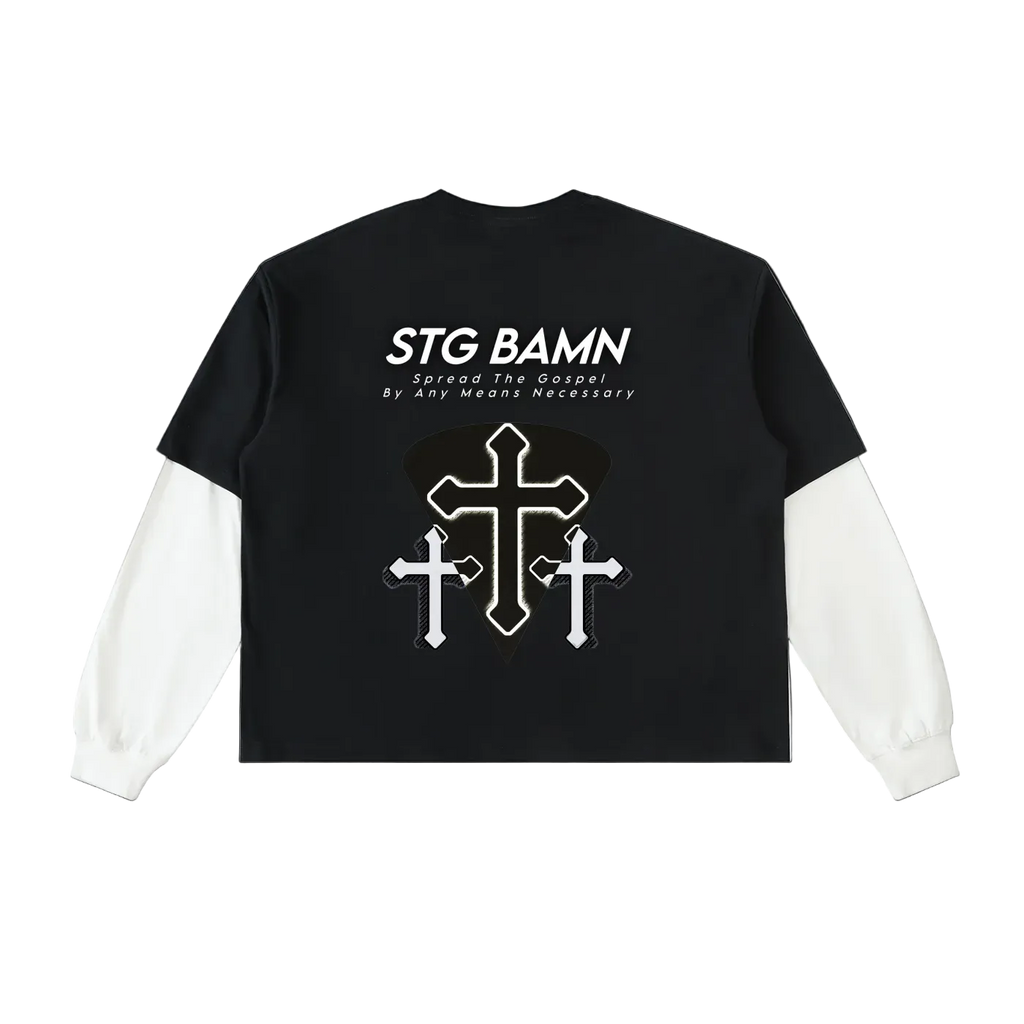 Layered ETERNALLY GRATEFUL  Long Sleeve TEE