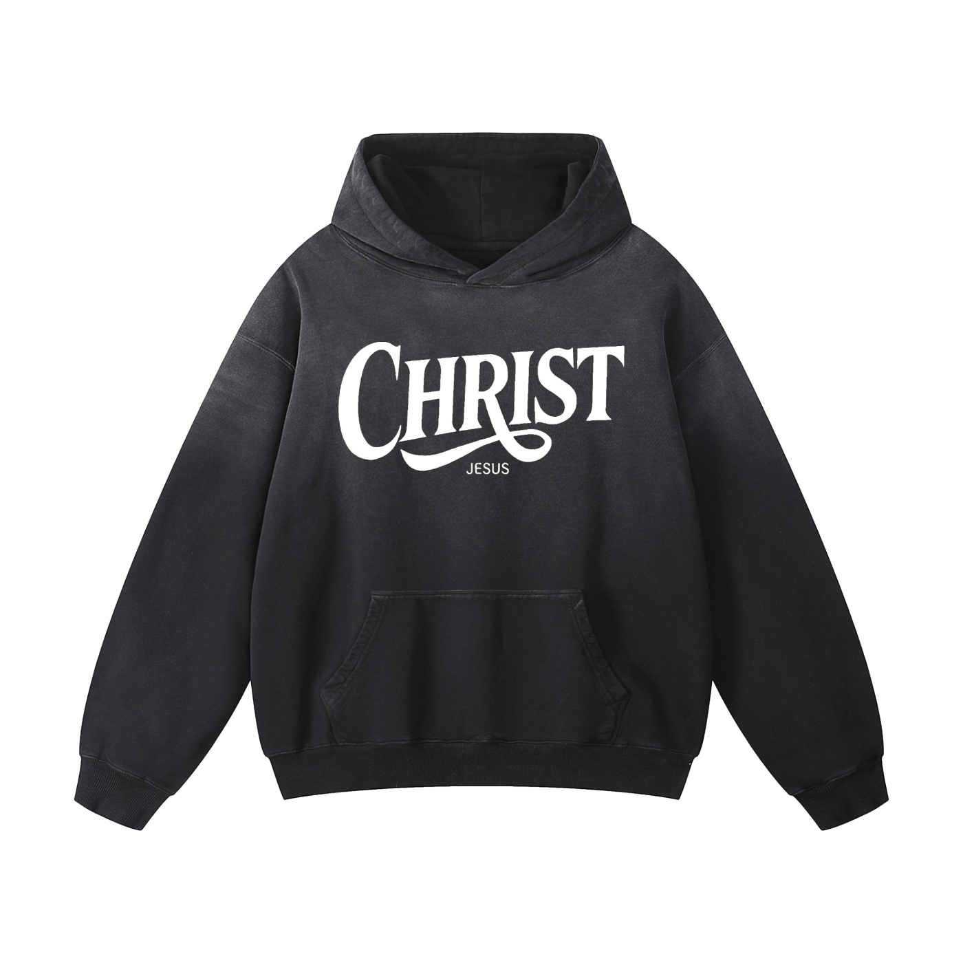 CHRIST SALVATION Sunfade Oversized Hoodie