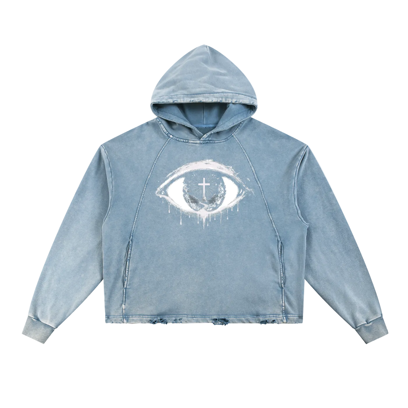 EYE OF CHRIST Vintage Washed Hoodie