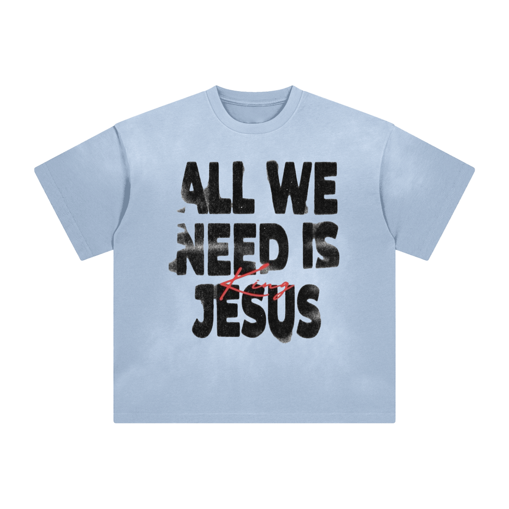 ALL WE NEED IS JESUS Washed TEE