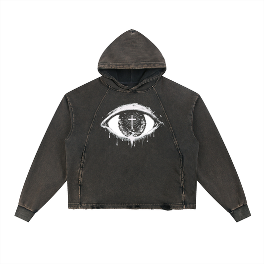 EYE OF CHRIST Vintage Washed Hoodie