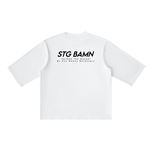 "ANG3L" Half Sleeve Ribbed T-Shirt