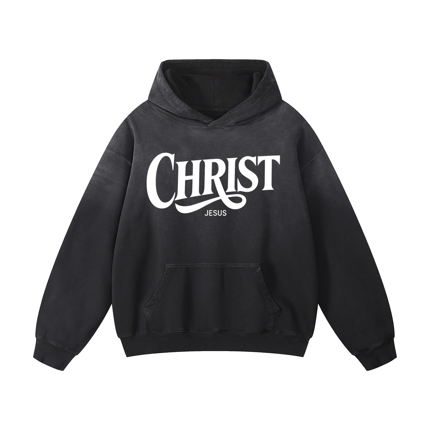 CHRIST SALVATION Sunfade Oversized Hoodie