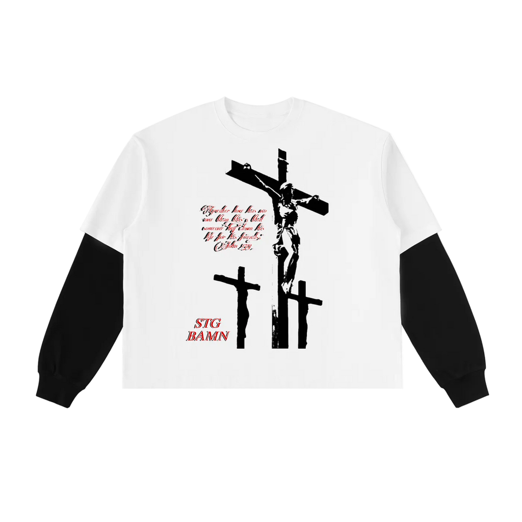 Layered NO GREATER LOVE  Sleeve T-Shirt