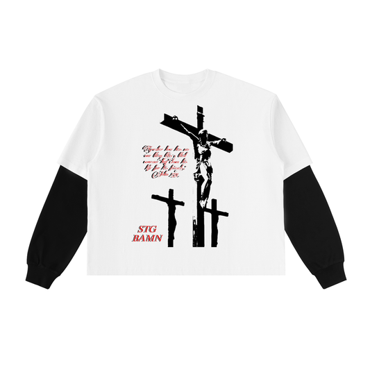 Layered NO GREATER LOVE  Sleeve T-Shirt