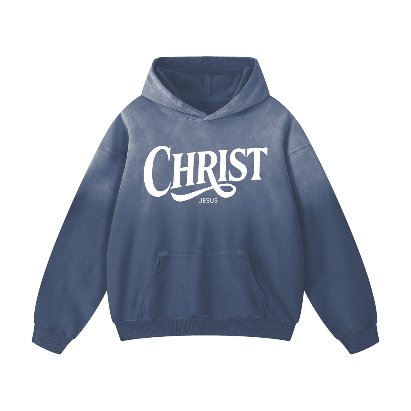 CHRIST SALVATION  Sunfade Oversized Hoodie