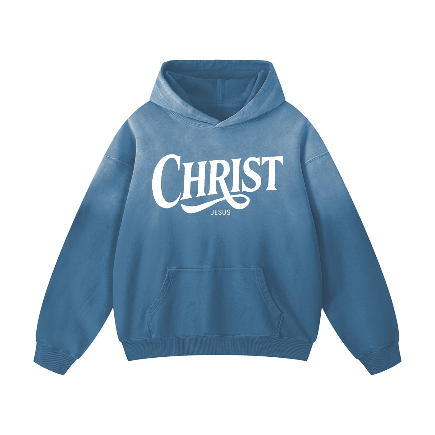 CHRIST SALVATION  Sunfade Oversized Hoodie