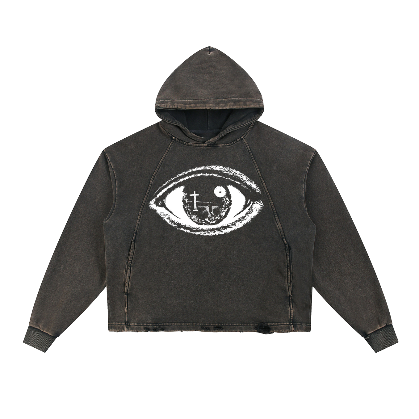 EYE OF CHRIST Vintage Washed Hoodie