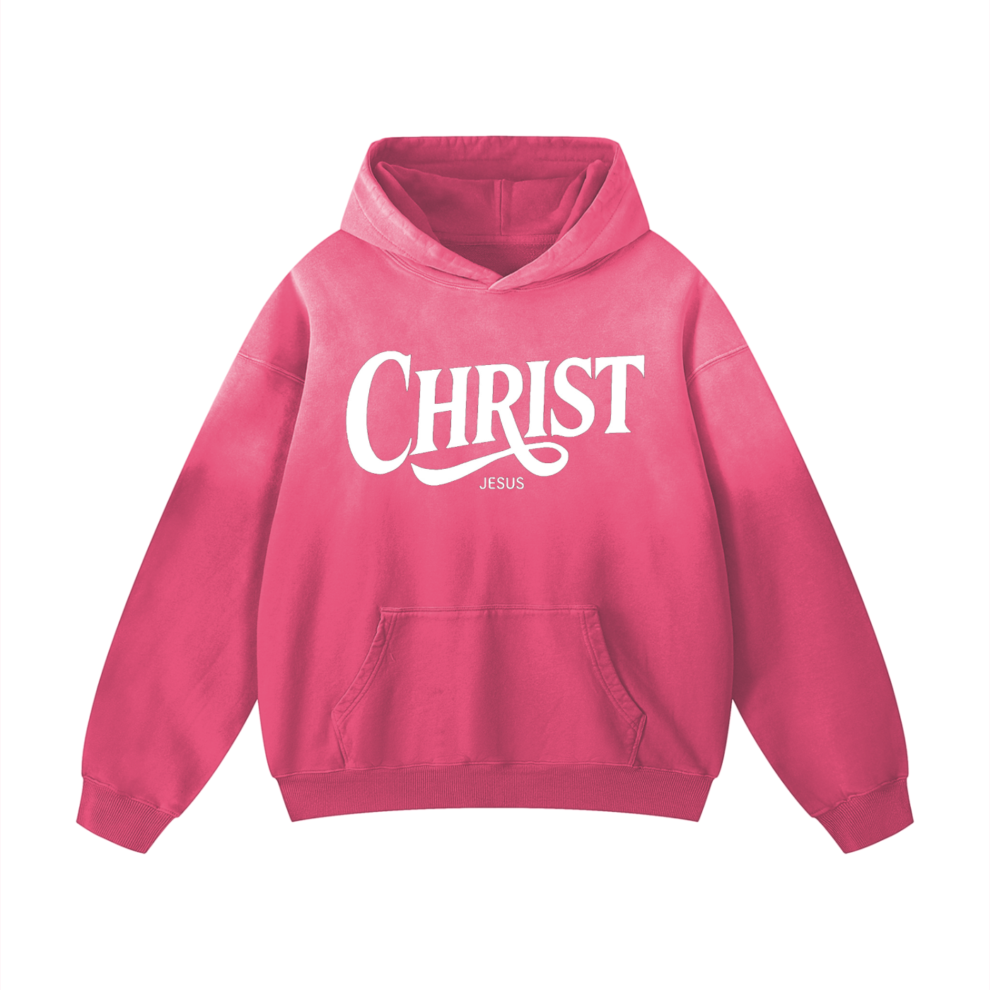 CHRIST SALVATION  Sunfade Oversized Hoodie