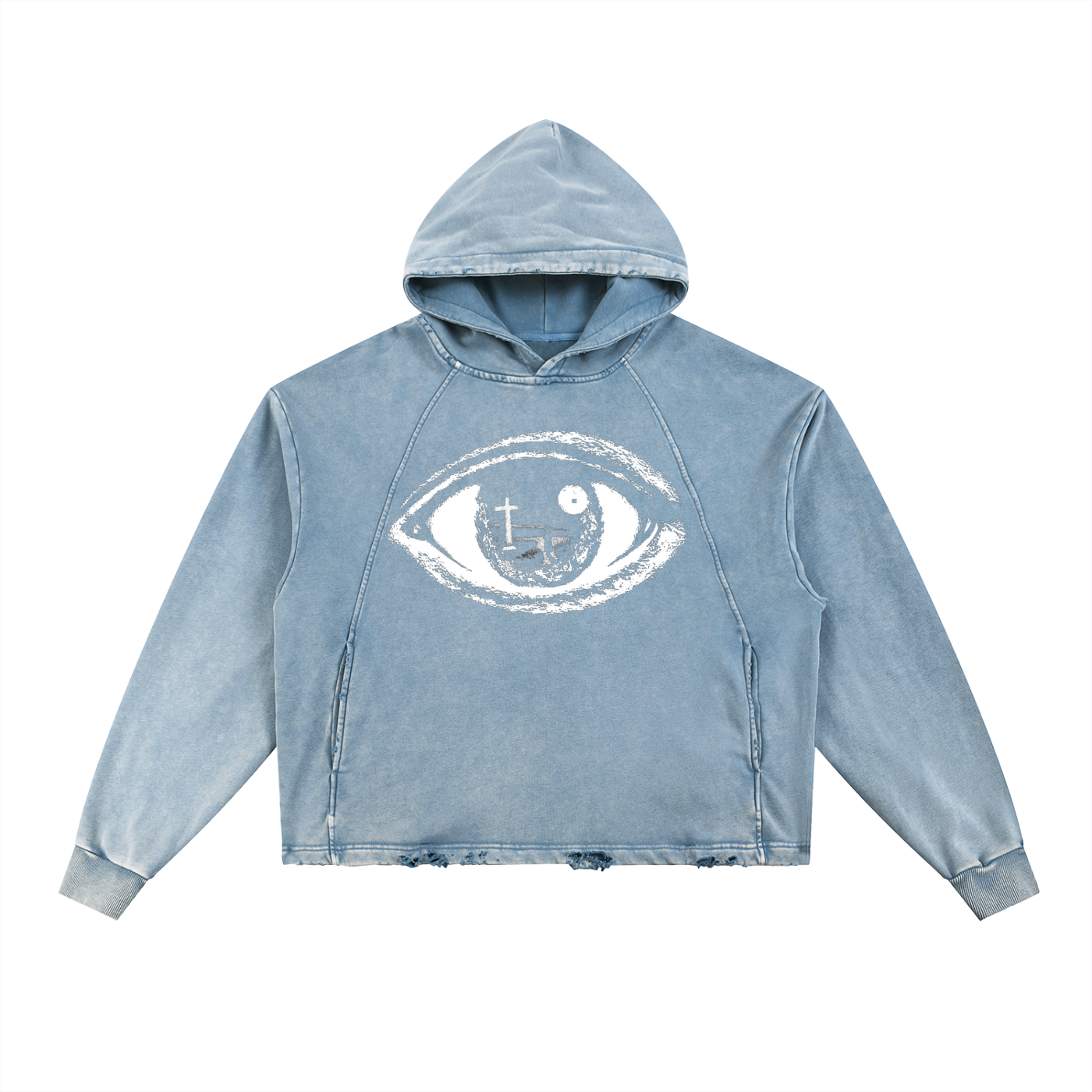 EYE OF CHRIST Vintage Washed Hoodie