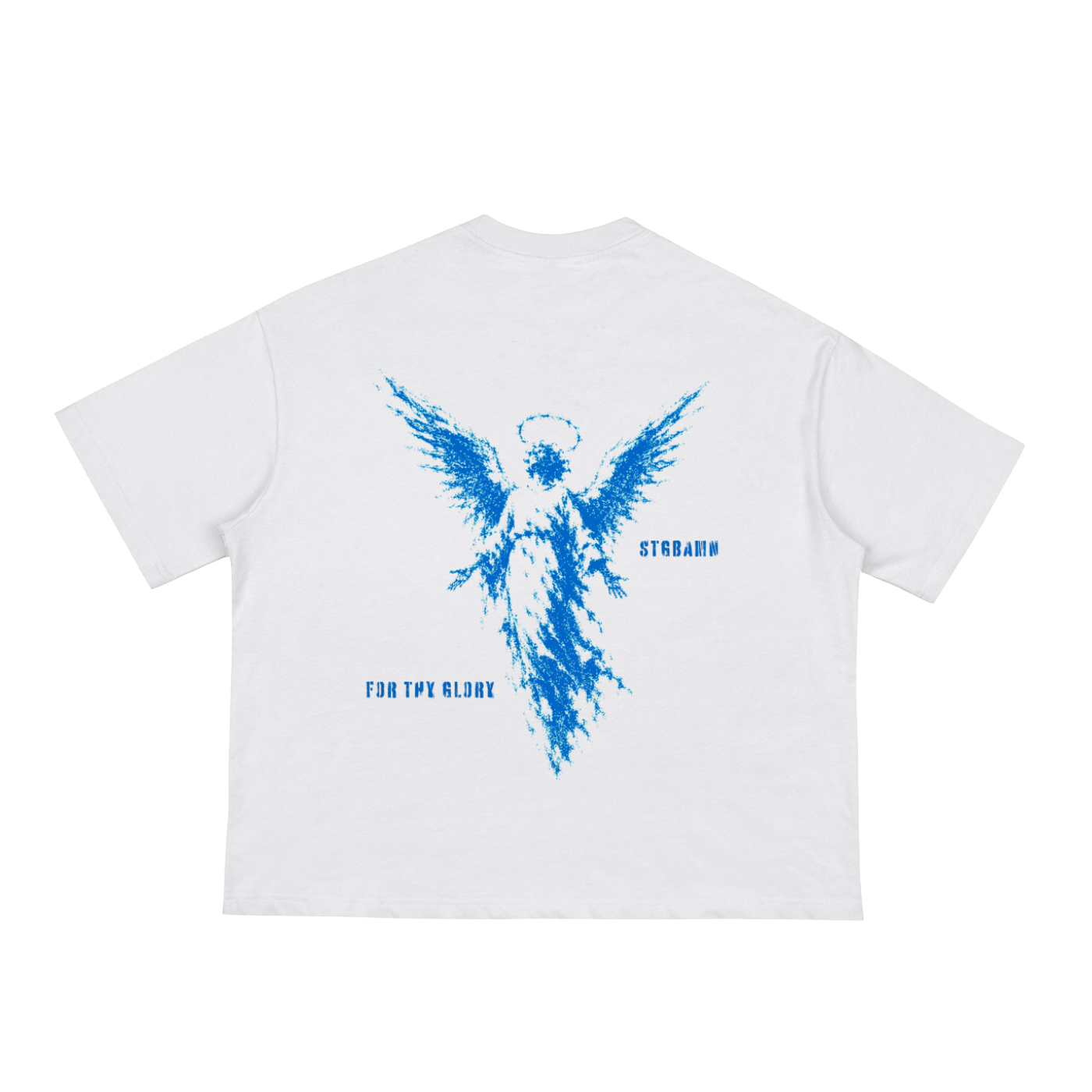 For Thy Glory Boxy Tee (Wht/Blu)