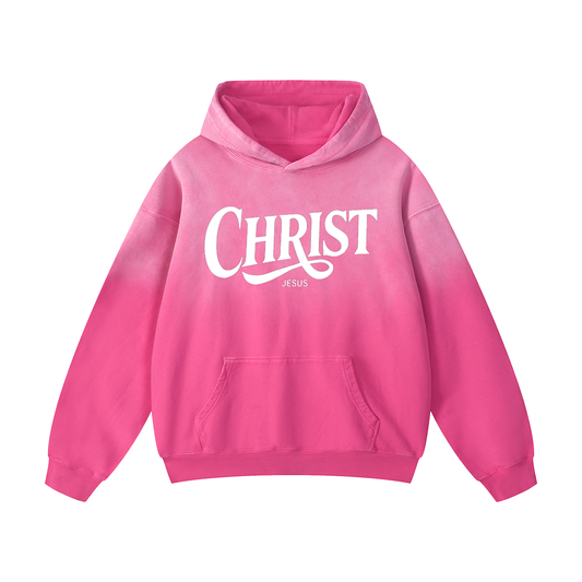 CHRIST SALVATION Sunfade Oversized Hoodie