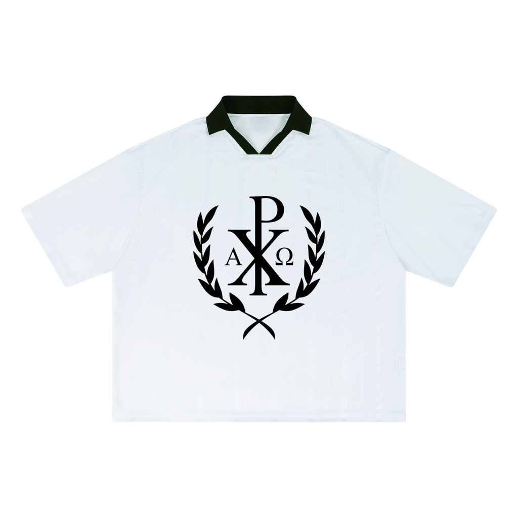 Chi Rho Striped Boxy Soccer Jersey