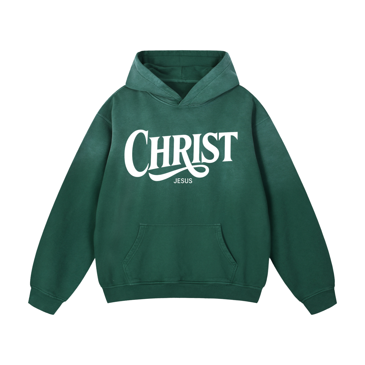 CHRIST SALVATION Sunfade Oversized Hoodie